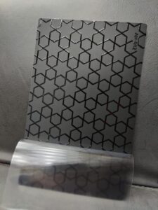 SPS AH-02 4 Layer Black Embossed Mobile Skin