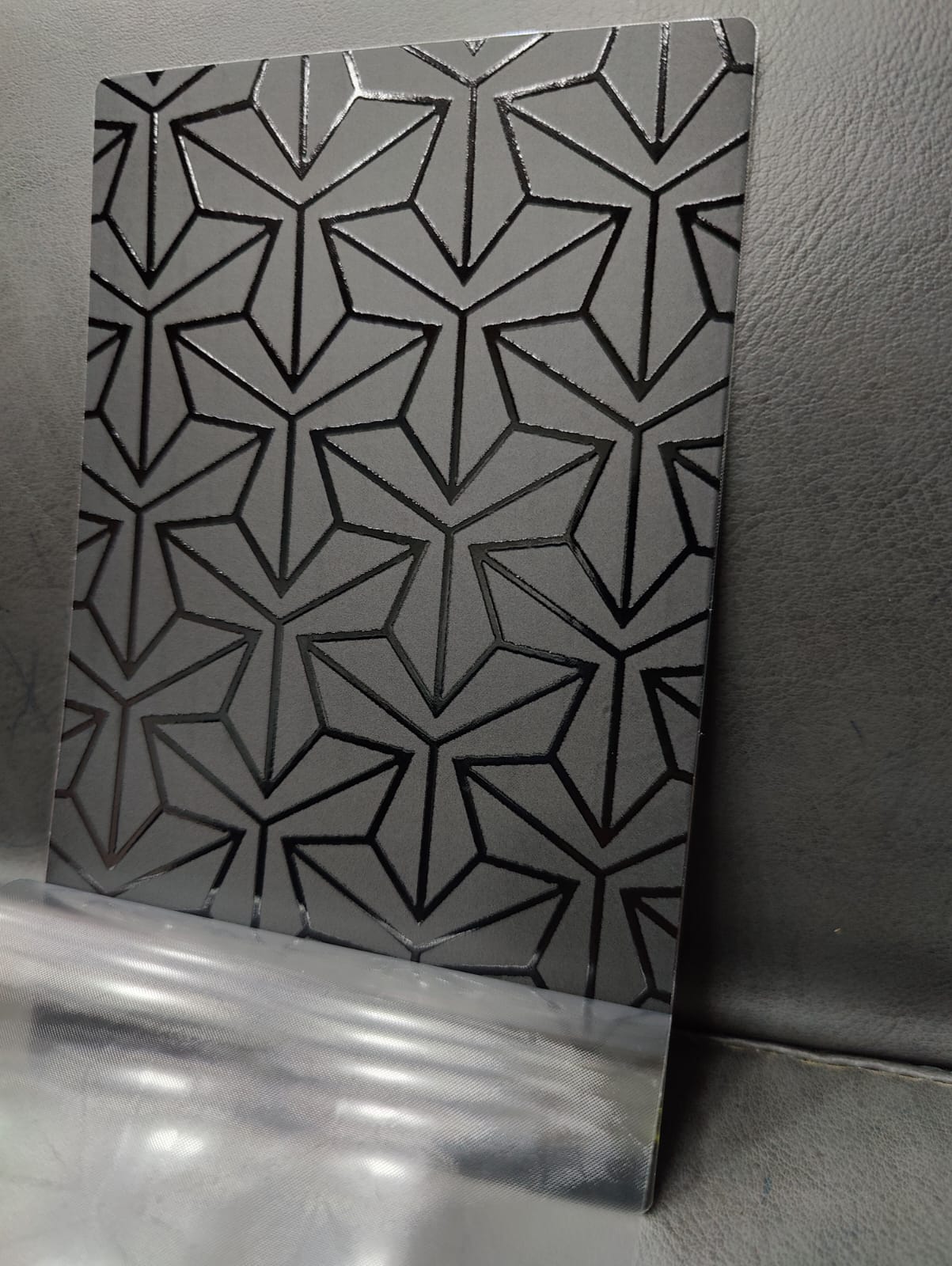 SPS AH-53 4 Layer Black Embossed Mobile Skin
