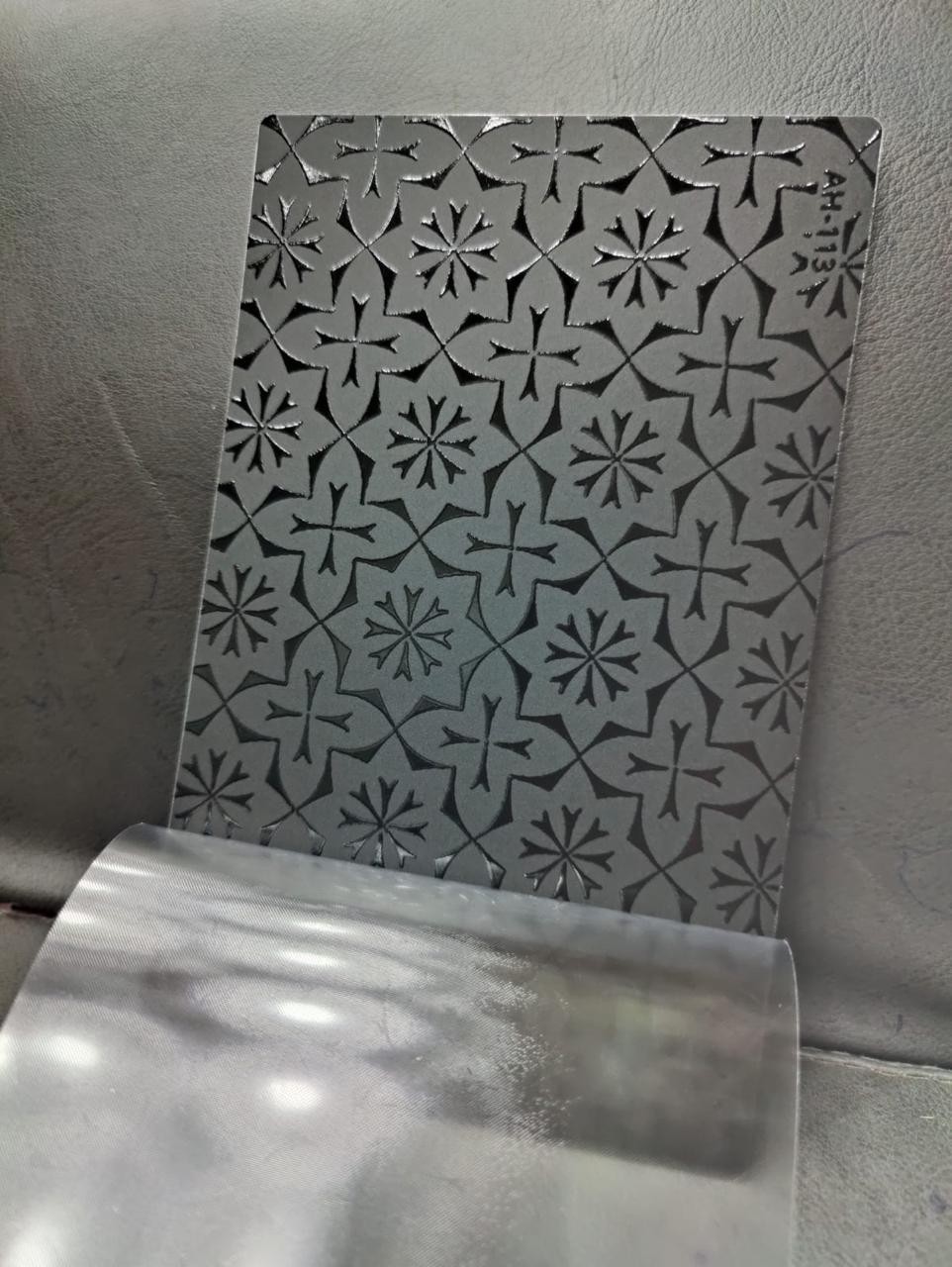 SPS AH-10 4 Layer Black Embossed Mobile Skin