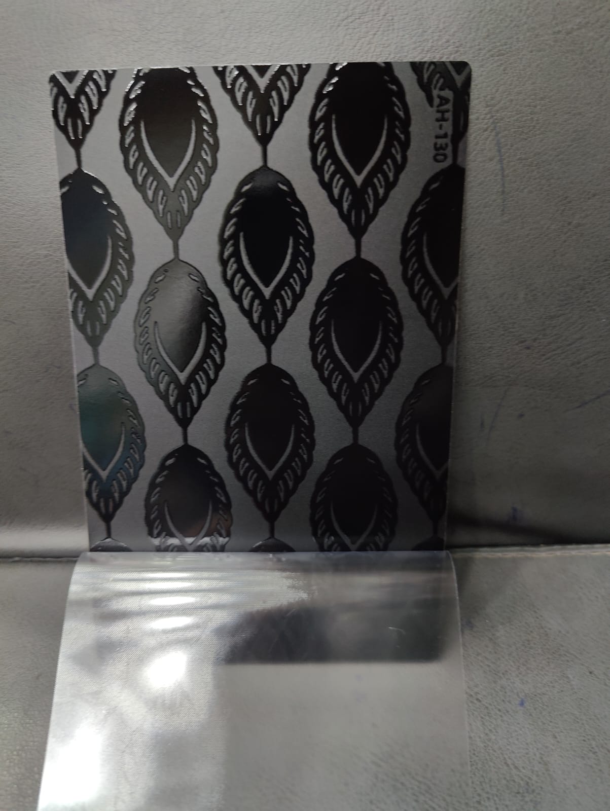 SPS AH-17 4 Layer Black Embossed Mobile Skin
