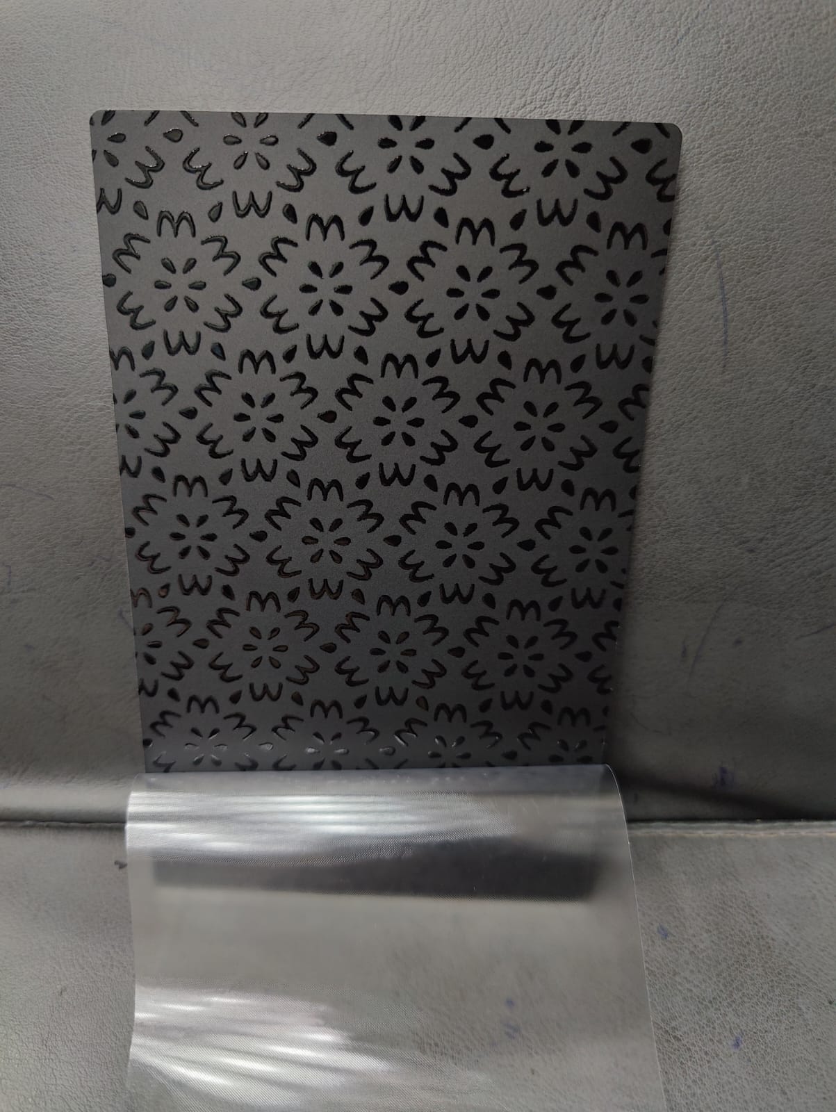 SPS AH-20 4 Layer Black Embossed Mobile Skin
