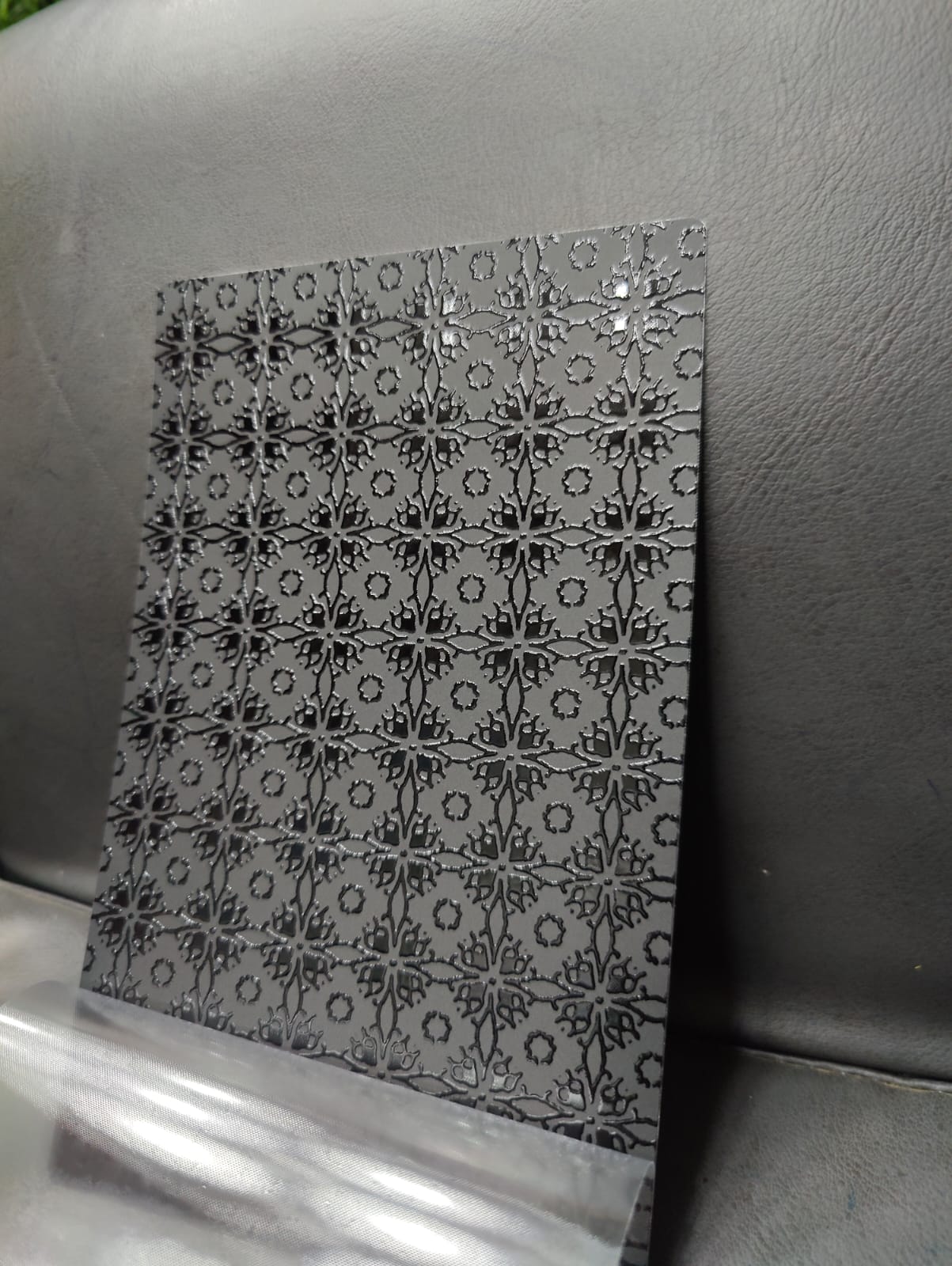 SPS AH-48 4 Layer Black Embossed Mobile Skin