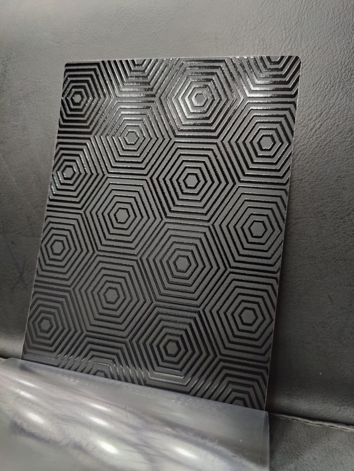 SPS AH-66 4 Layer Black Embossed Mobile Skin