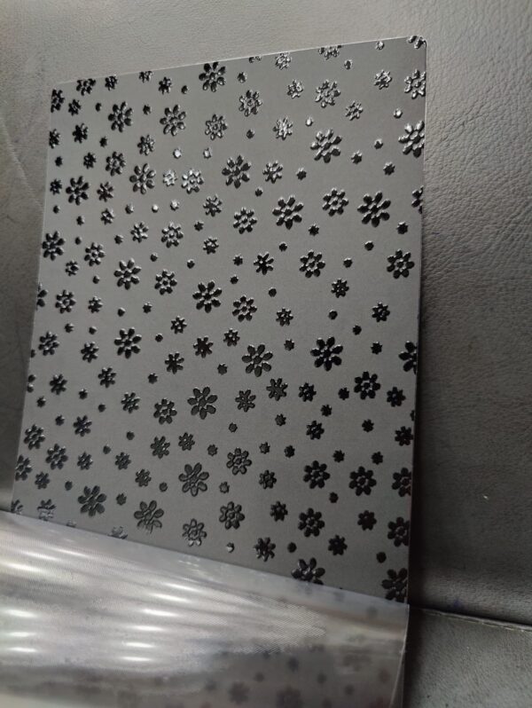 SPS AH-70 4 Layer Black Embossed Mobile Skin