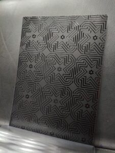SPS AH-85 4 Layer Black Embossed Mobile Skin 2 SPS AH-85 4 Layer Black Embossed Mobile Skin