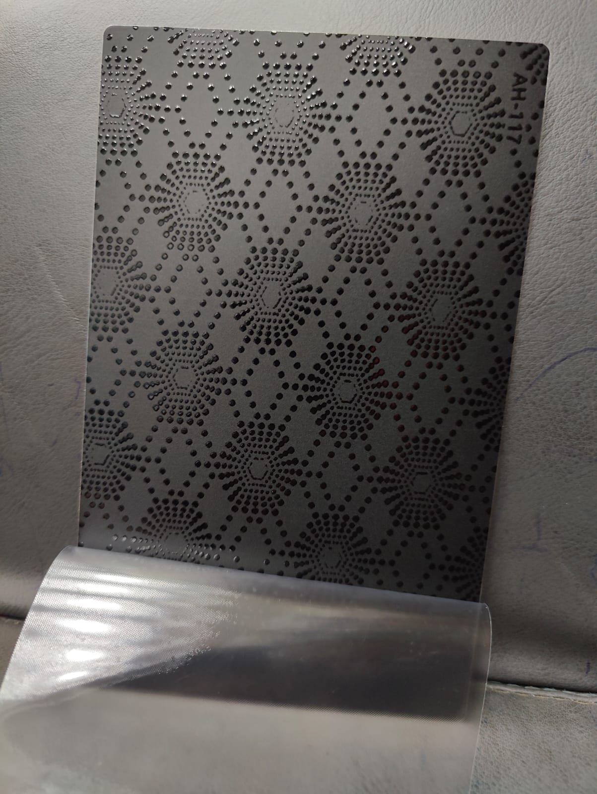 SPS AH-94 4 Layer Black Embossed Mobile Skin
