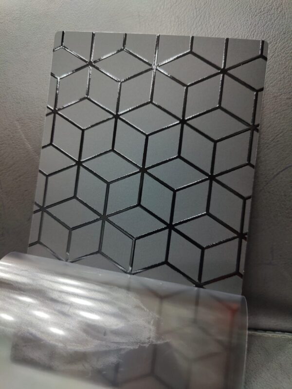SPS AH-95 4 Layer Black Embossed Mobile Skin