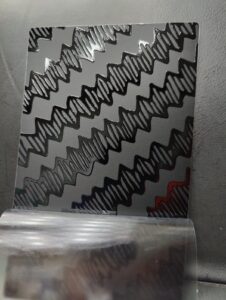SPS AH-99 4 Layer Black Embossed Mobile Skin