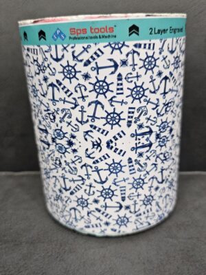 Sps-019 Mini Roll 2 Layer Engraved Mobile Skin