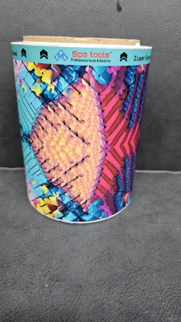 Sps-027 Mini Roll 2 Layer Engraved Mobile Skin