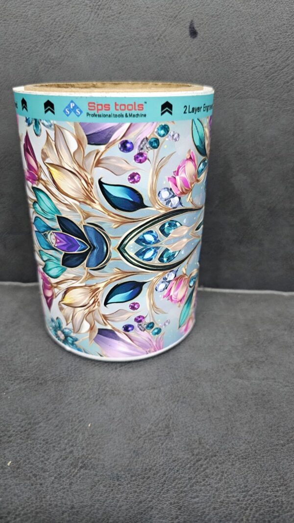 Sps-017 Mini Roll 2 Layer Engraved Mobile Skin