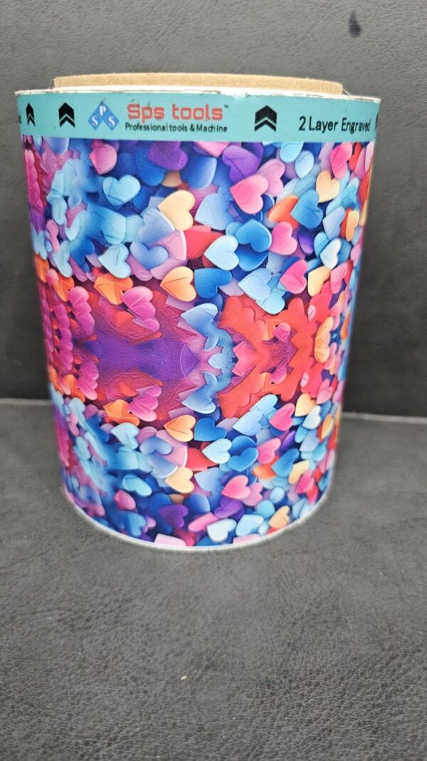 Sps-025 Mini Roll 2 Layer Engraved Mobile Skin