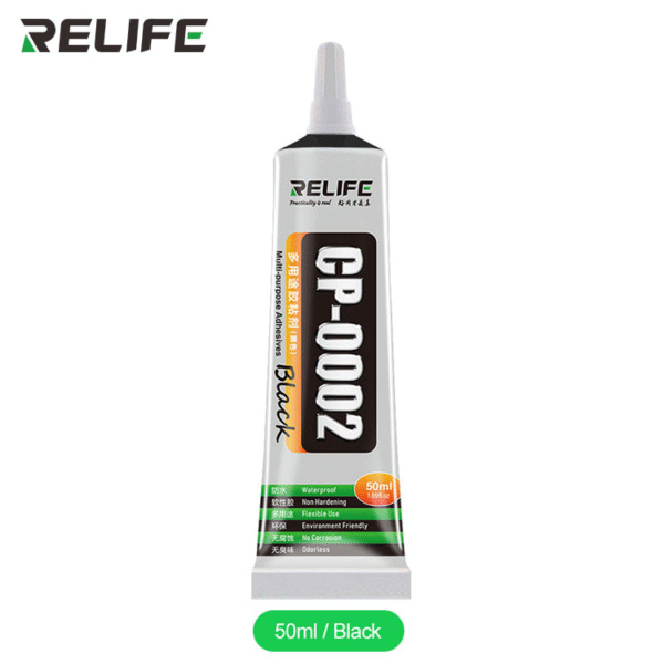 002 Relife CP-0002 Multipurpose Adhesive Black 50ml