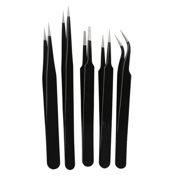 5_in_1 5in1 Anti-Static Stainless Steel Tweezer