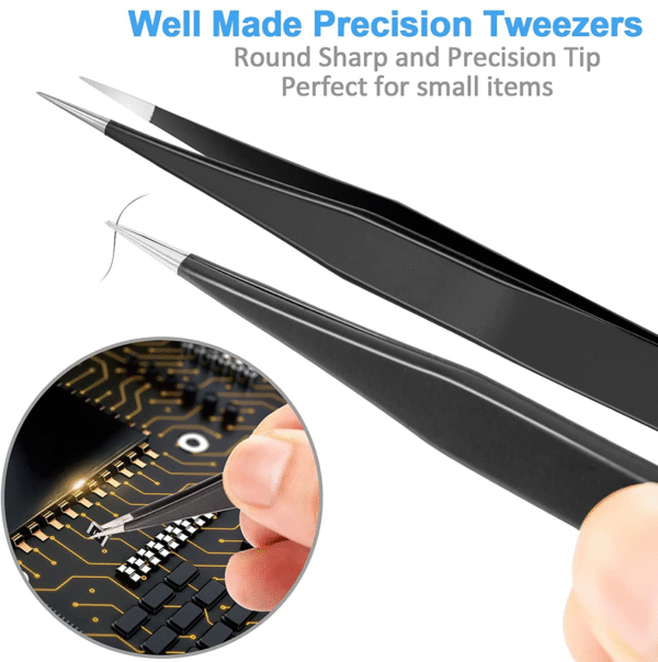 5_in_1-8 5in1 Anti-Static Stainless Steel Tweezer