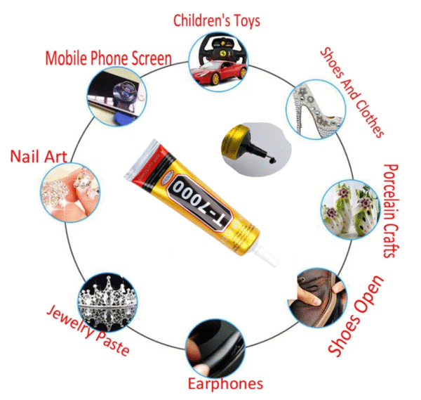Zhanlida T7000 Glue Multi Purpose Black