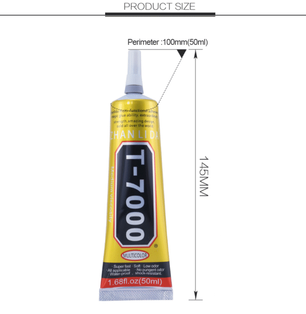 Zhanlida T7000 Glue Multi Purpose Black