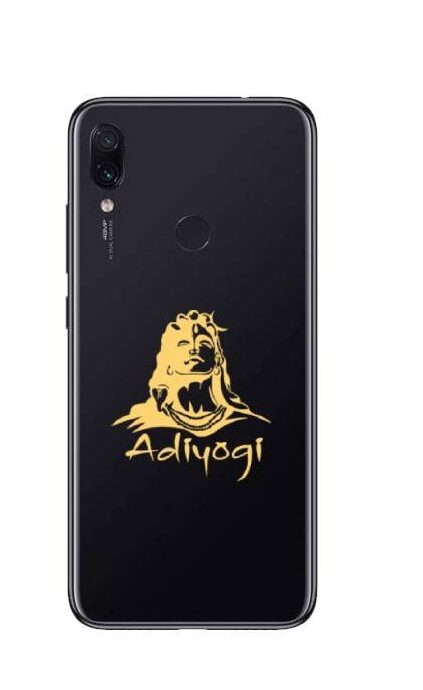 Adiyogi 3D Metal Stickers for Mobile