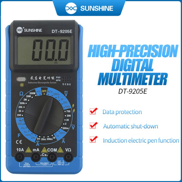 9205e-1 Sunshine DT9205E Digital Multimeter