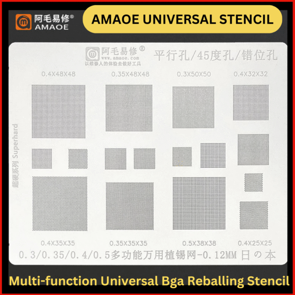 QIANLI_MEGA-IDEA_QL_15_BLACK_STENCIL_(4) Best Amaoe Universal Stencil - Spstool
