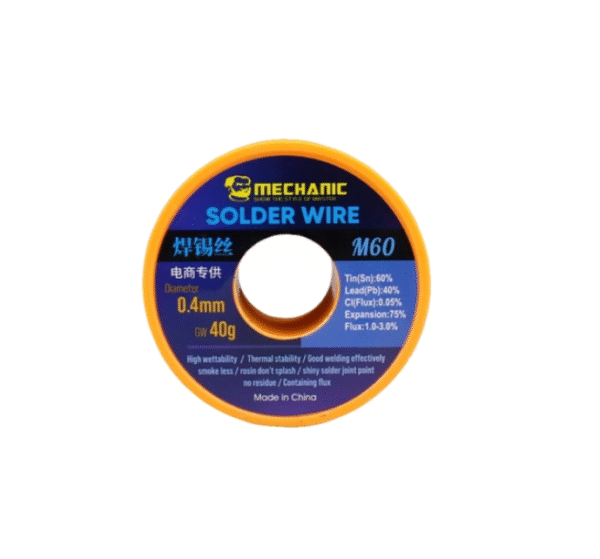 m60_-0.04-2 Mechanic M60 40G 0.4mm Solder Wire