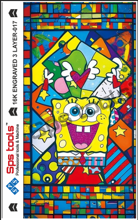 017 Sps 16k Engraved 3 Layer Skin-017