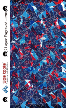 0208 Sps 2 Layer Engraved Mobile Skin-0208