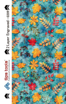 0209 Sps 2 Layer Engraved Mobile Skin-0209