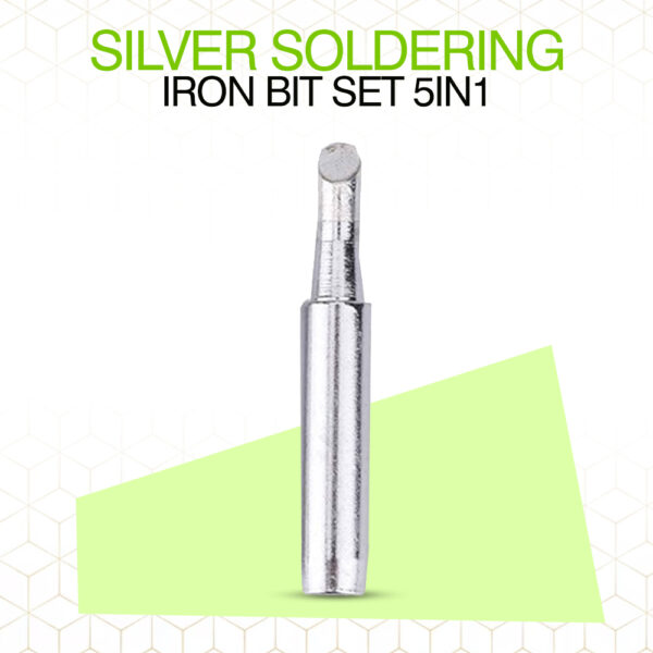 5in1 Silver Soldering Iron Bit Set 5in1 Silver Soldering Iron Bit Set - Spstool