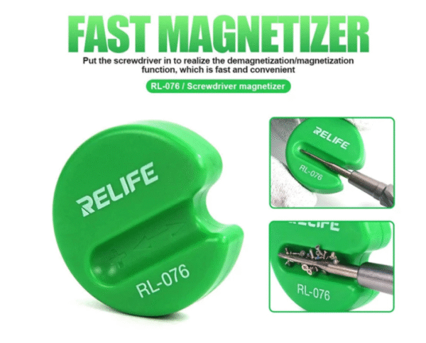 Relife RL-076 Portable Screwdriver Magnetizer for Fast Magnetization / Degaussing