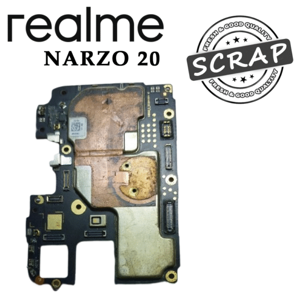 Realme Narzo 20 Fresh Scrap Motherboard Mediatek CPU Realme Narzo 20 Fresh Scrap Motherboard Mediatek CPU
