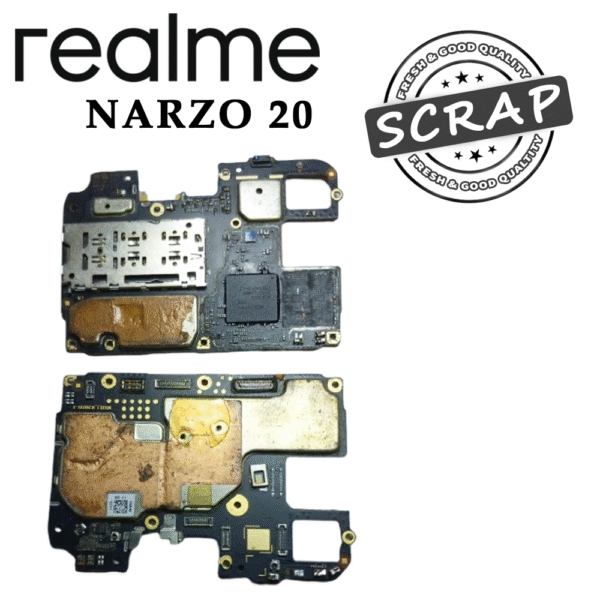 Realme Narzo 20 Fresh Scrap Motherboard Mediatek CPU1 Realme Narzo 20 Fresh Scrap Motherboard Mediatek CPU