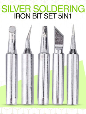 5in1 Silver Soldering Iron Bit Set - Spstool