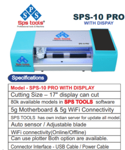 SPS-10 Pro Film Cutting Machine Plotter With Display
