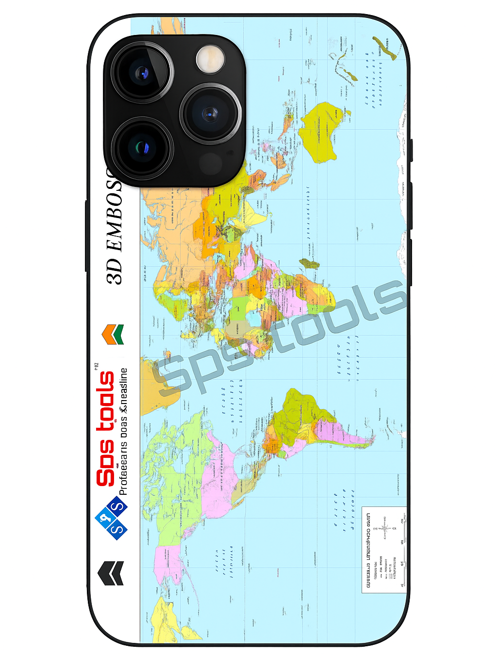 Sps-001 3D Embossed Indian Phone Skin